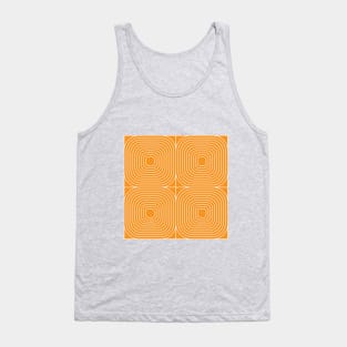 Tangerine Minimalism Tank Top